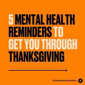 Image post by @mentalhealthcoalition on Instagram