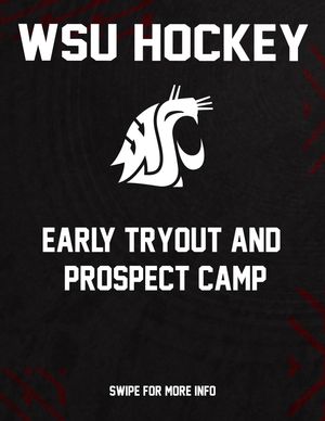 Image post by @wsu_hockey_ on Instagram