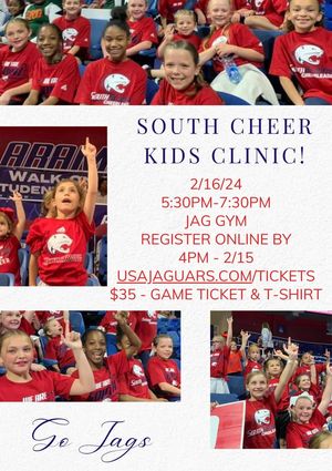 Image post by @southalabama.cheerleading on Facebook