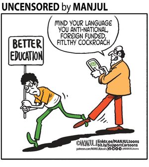 Image post by @manjultoons on Instagram
