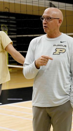 Video post by @purduevb on Facebook