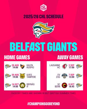 Image post by @belfastgiants on Instagram