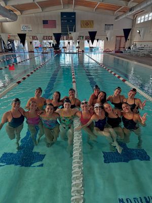 Image post by @nmstateswimdive on Instagram