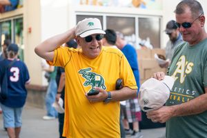 Image post by @Athletics on Twitter