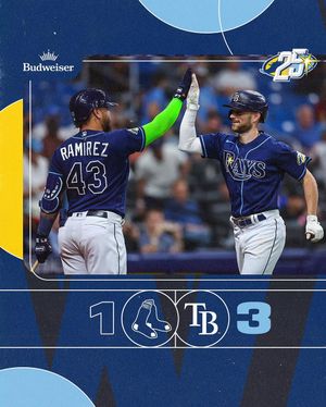 Image post by @raysbaseball on Instagram