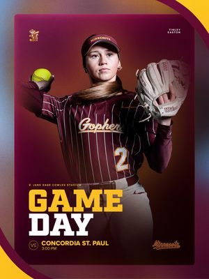Image post by @gophersoftball on Instagram