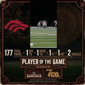 Image post by @sugarskullsfootball on Instagram