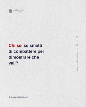 Image post by @laragazzadegliatomi on Instagram