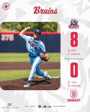 Image post by @BelmontBaseball on Twitter/X