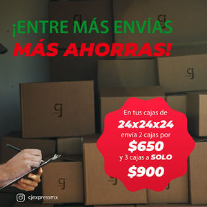 Image post by @cjexpress.paqueteria on Facebook