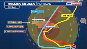 Image post by @foxweather on Instagram