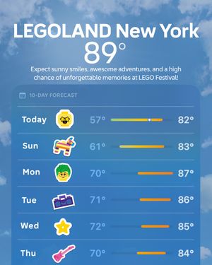 Image post by @legoland.newyork on Instagram