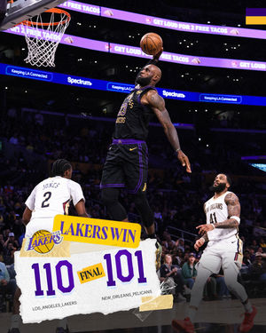Image post by @lakers on Instagram