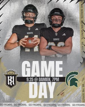 Image post by @servite_sports on Instagram