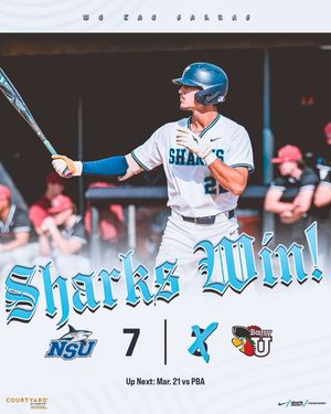 Image post by @NSU_Baseball on Twitter