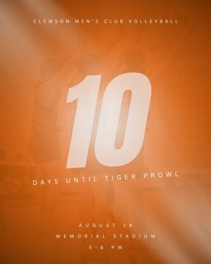 Image post by @clemsonmvb on Instagram