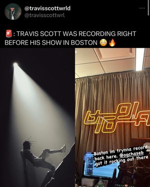 Image post by @travisscottwrld on Instagram