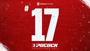 Image post by @IndianaRowing on Twitter