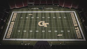 Image post by @GeorgiaTechFB on Twitter