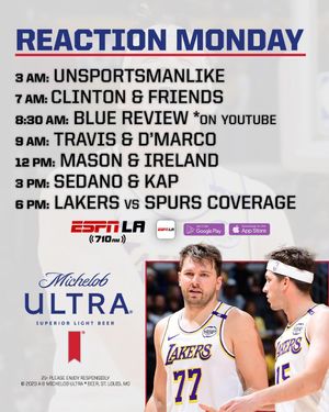 Image post by @ESPNLosAngeles on Twitter
