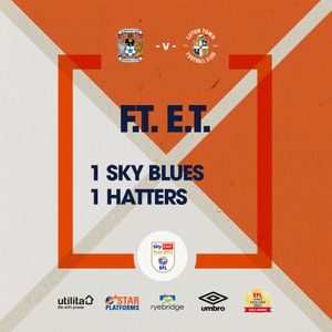 Image post by @LutonTown on Twitter/X