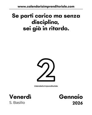 Image post by @calendarioimprenditoriale on Instagram