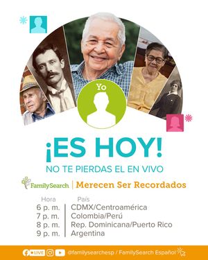 Image post by @familysearchesp on Instagram