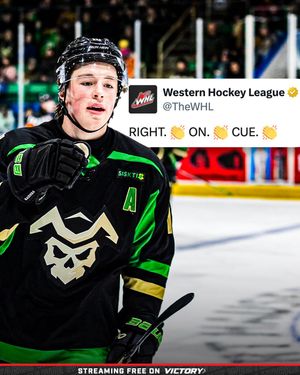 Image post by @westernhockeyleague on Instagram