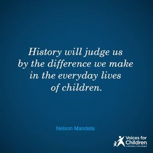 Image post by @VoicesForChildrenSD on Facebook