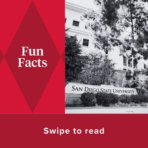 Image post by @sdsuadmissions on Instagram