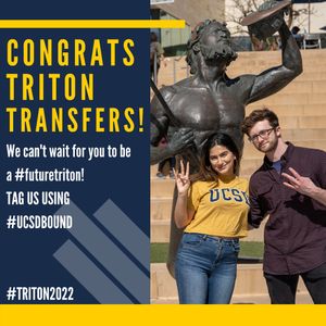 Image post by @UCSDAdmissions on Twitter