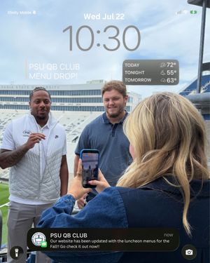 Image post by @pennstatequarterbackclub on Instagram