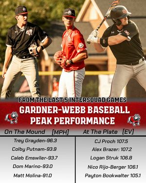 Image post by @gwubaseball on Instagram