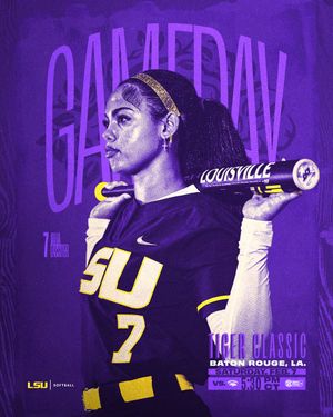 Image post by @LSUsoftball on Twitter