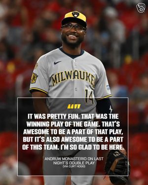 Image post by @Brewers on Twitter