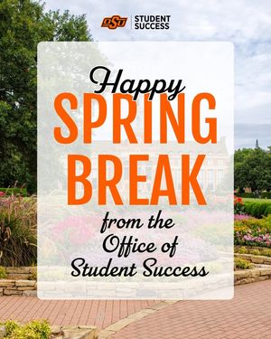 Image post by @Office of Student Success on Facebook