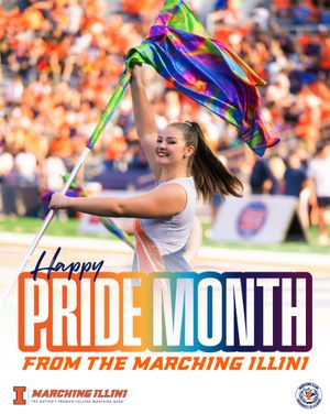 Image post by @marchingillini on Instagram