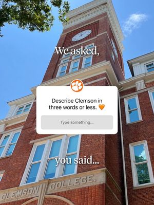 Image post by @clemsonuniversity on Instagram