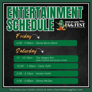 Image post by @chainoflakeseggfest on Facebook