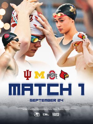 Image post by @collegeswimmingleague on Instagram