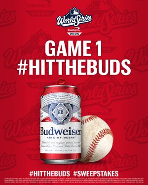 Image post by @budweiserusa on Twitter