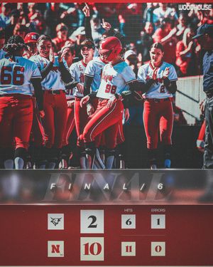 Image post by @HuskerSoftball on Twitter
