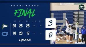 Image post by @HuskyVolleyball on Twitter