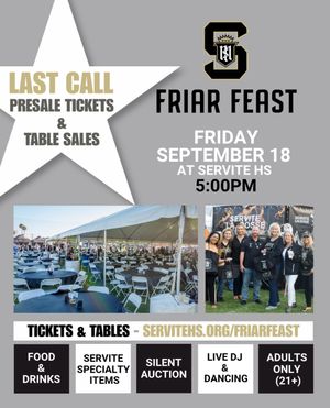Image post by @servite_sports on Instagram