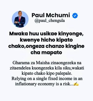Image post by @paul_mchumi on Instagram