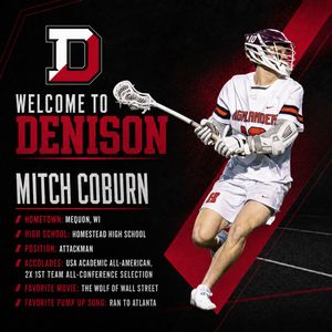 Image post by @denison_lacrosse on Instagram