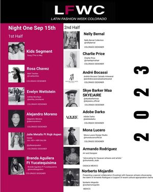 Image post by @latinfashionweekcolorado on Instagram