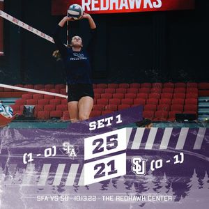 Image post by @sfa_volleyball on Instagram