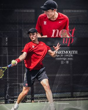 Image post by @harvardmenstennis on Instagram