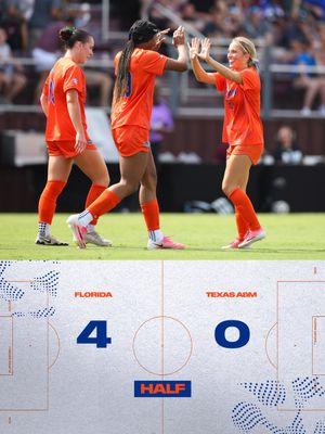 Image post by @GatorsSoccer on Twitter/X